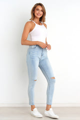 Petal and Pup USA BOTTOMS Hadie Jeans - Light Blue Wash