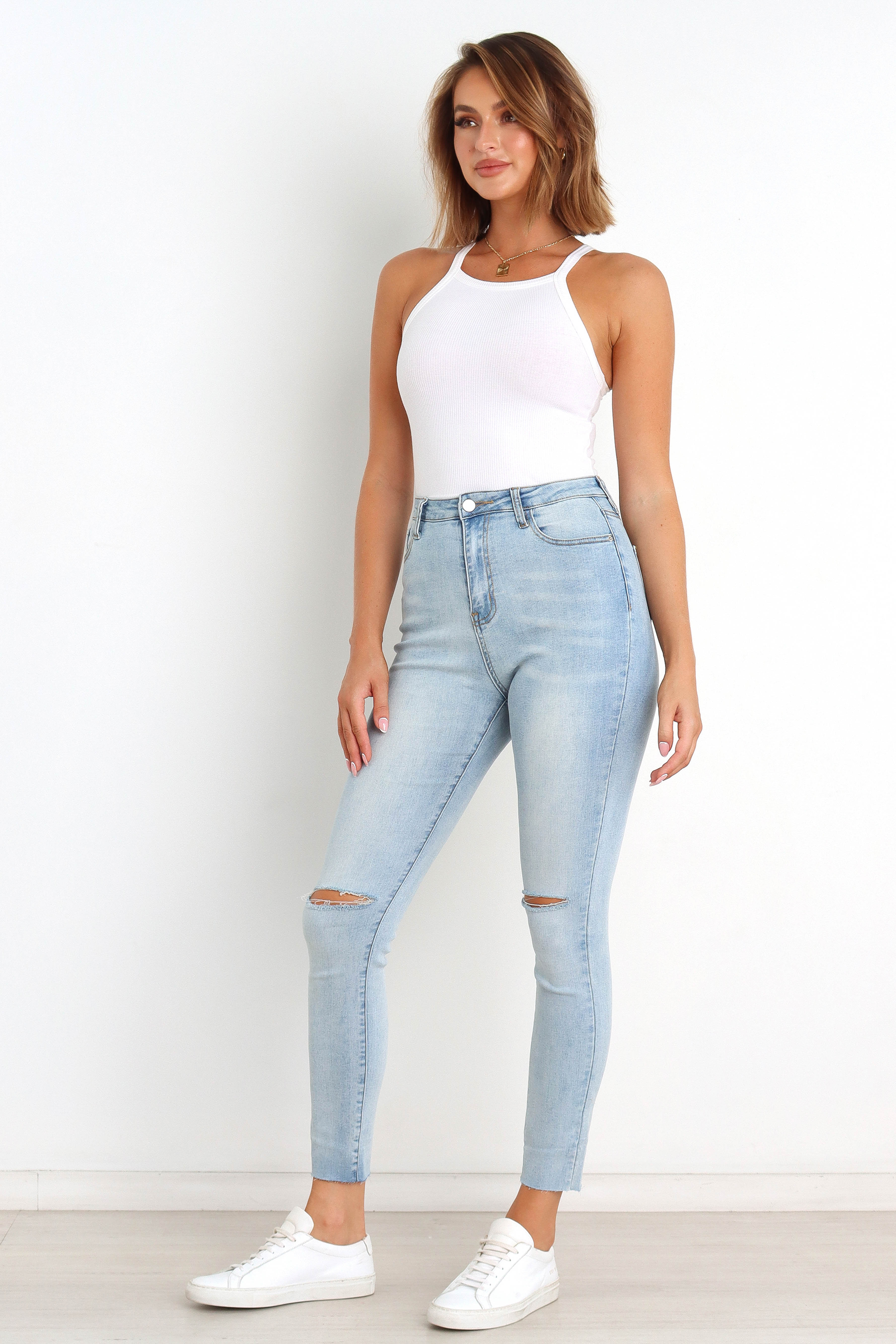 Petal and Pup USA BOTTOMS Hadie Jeans - Light Blue Wash