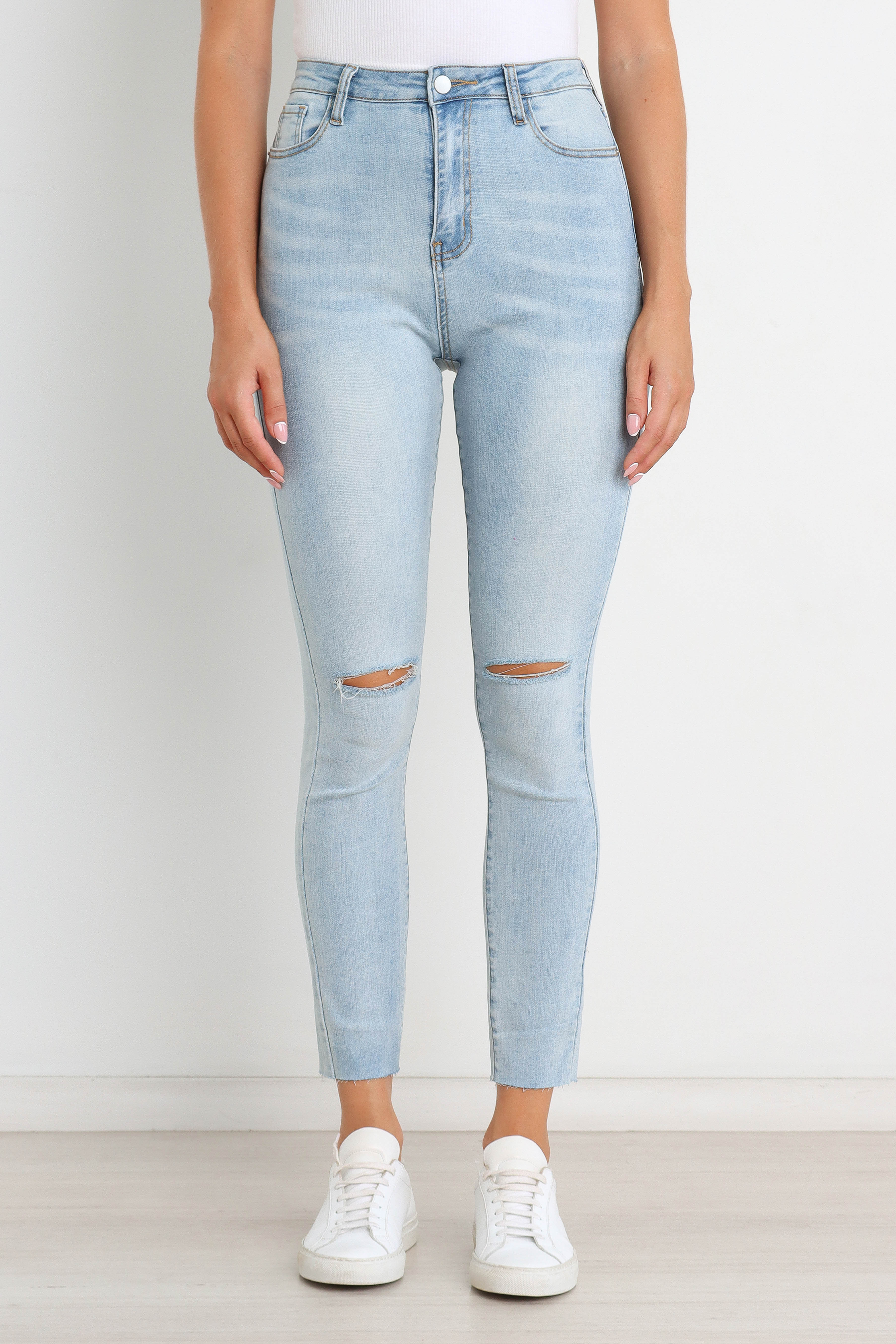 Petal and Pup USA BOTTOMS Hadie Jeans - Light Blue Wash
