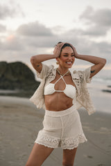 Petal and Pup USA BOTTOMS Harlowe Knit Shorts - Natural