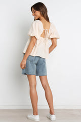 Petal and Pup USA BOTTOMS Hodgeman Shorts - Mid Wash