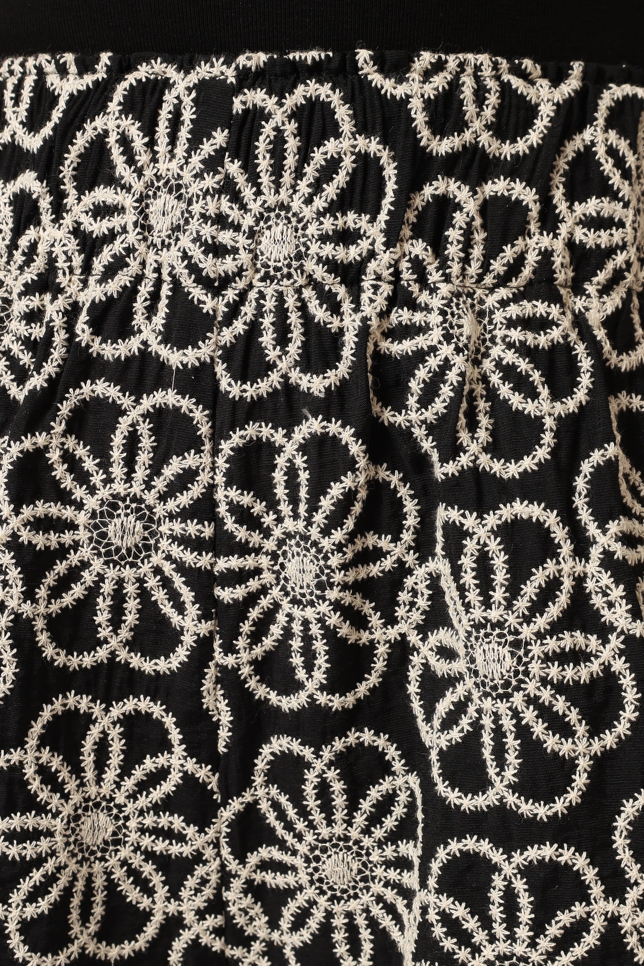 Petal and Pup USA BOTTOMS Jacey Embroidered Shorts - Black White