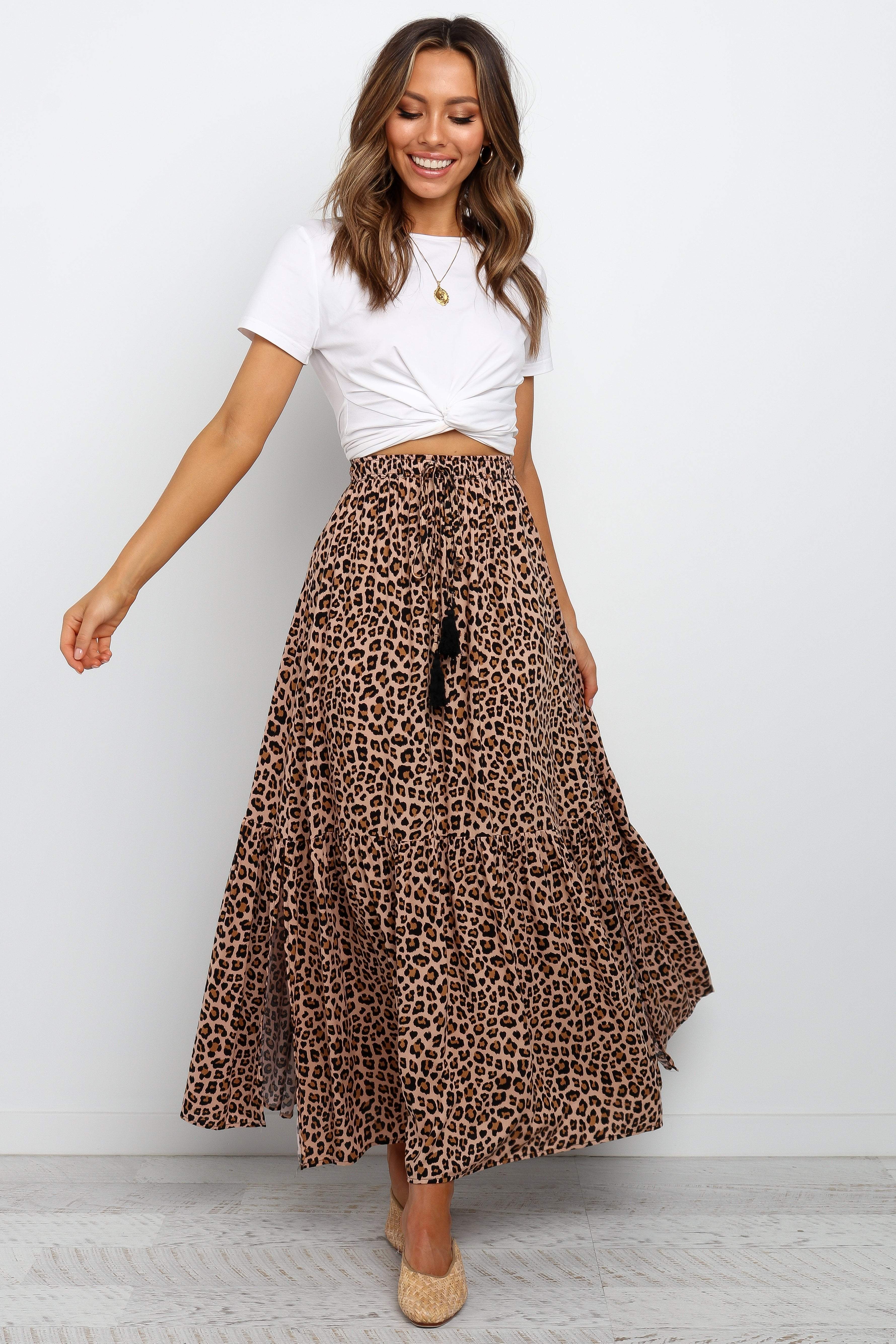 Petal and Pup USA BOTTOMS Lauriel Skirt - Tan S