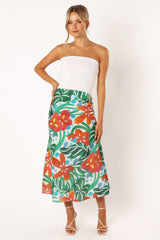 Petal and Pup USA BOTTOMS Lenny Midi Skirt - Kauai