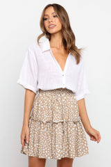 BOTTOMS ***Luda Skirt - Beige