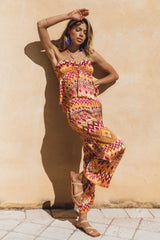 Petal and Pup USA BOTTOMS Marigold Wide Leg Pants - Tan