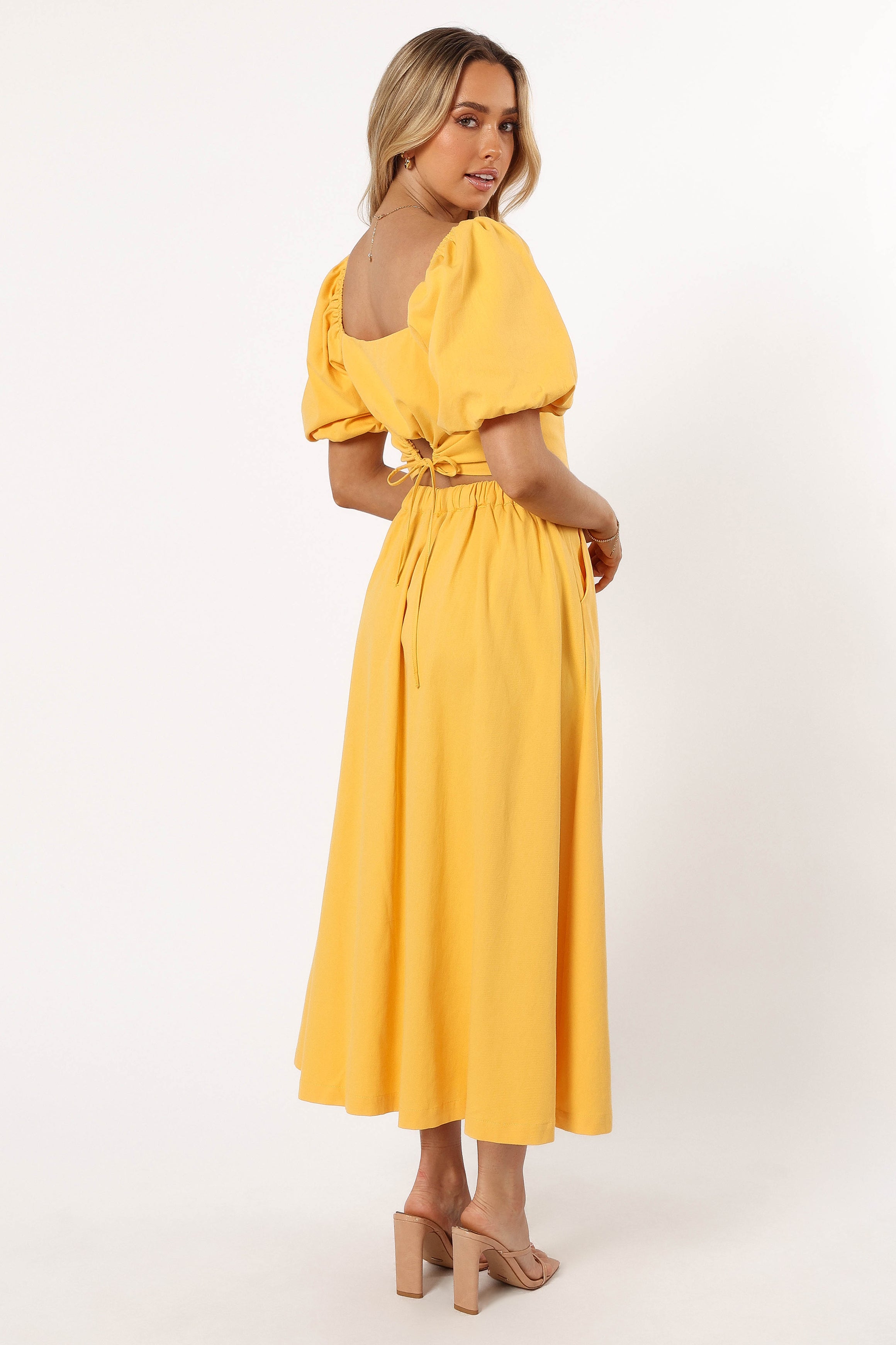 Petal and Pup USA BOTTOMS Mave Midi Skirt - Sunflower