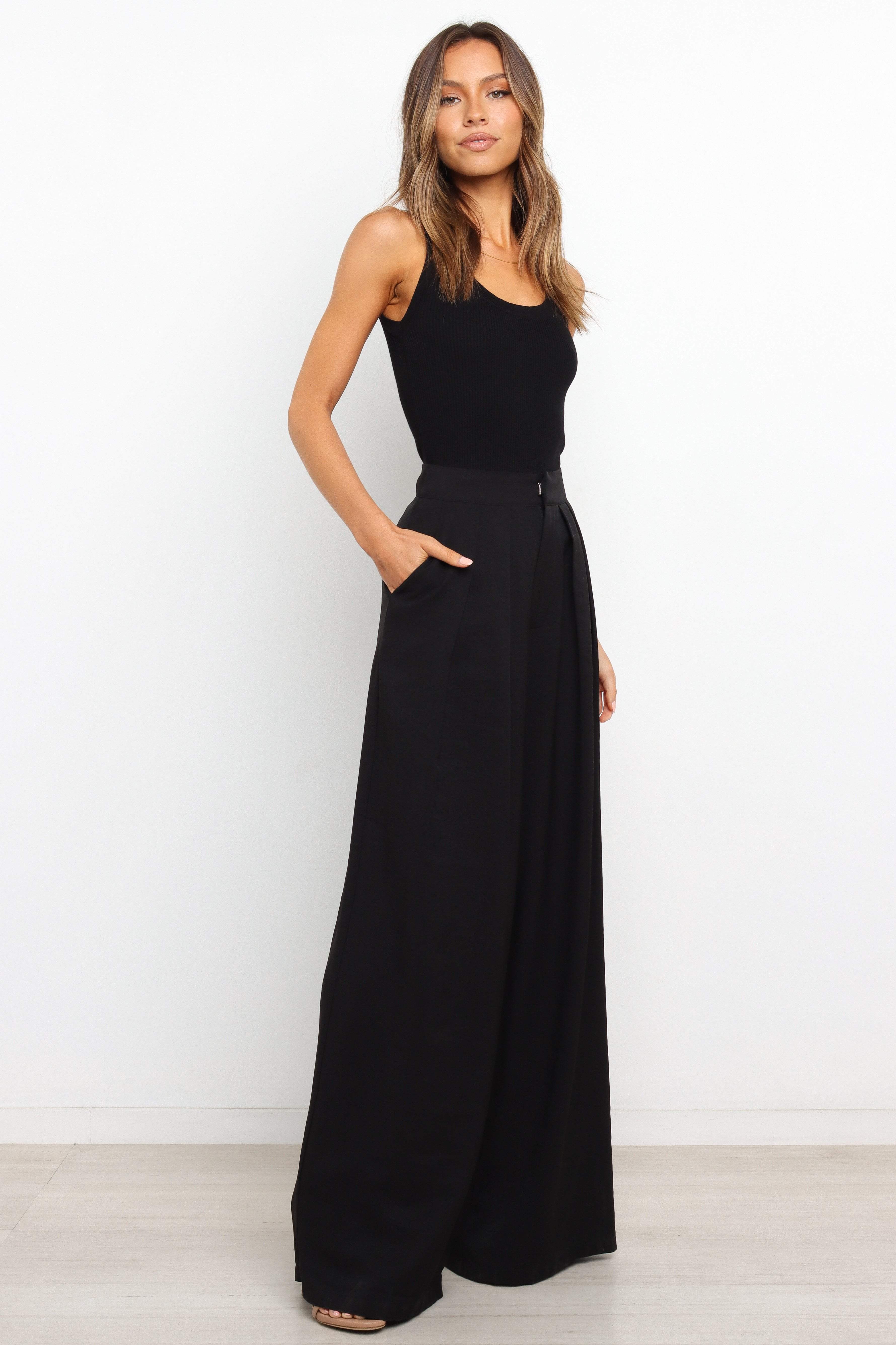 Petal and Pup USA BOTTOMS Mayson Pants - Black