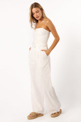 Petal and Pup USA BOTTOMS Mylia Pant - White