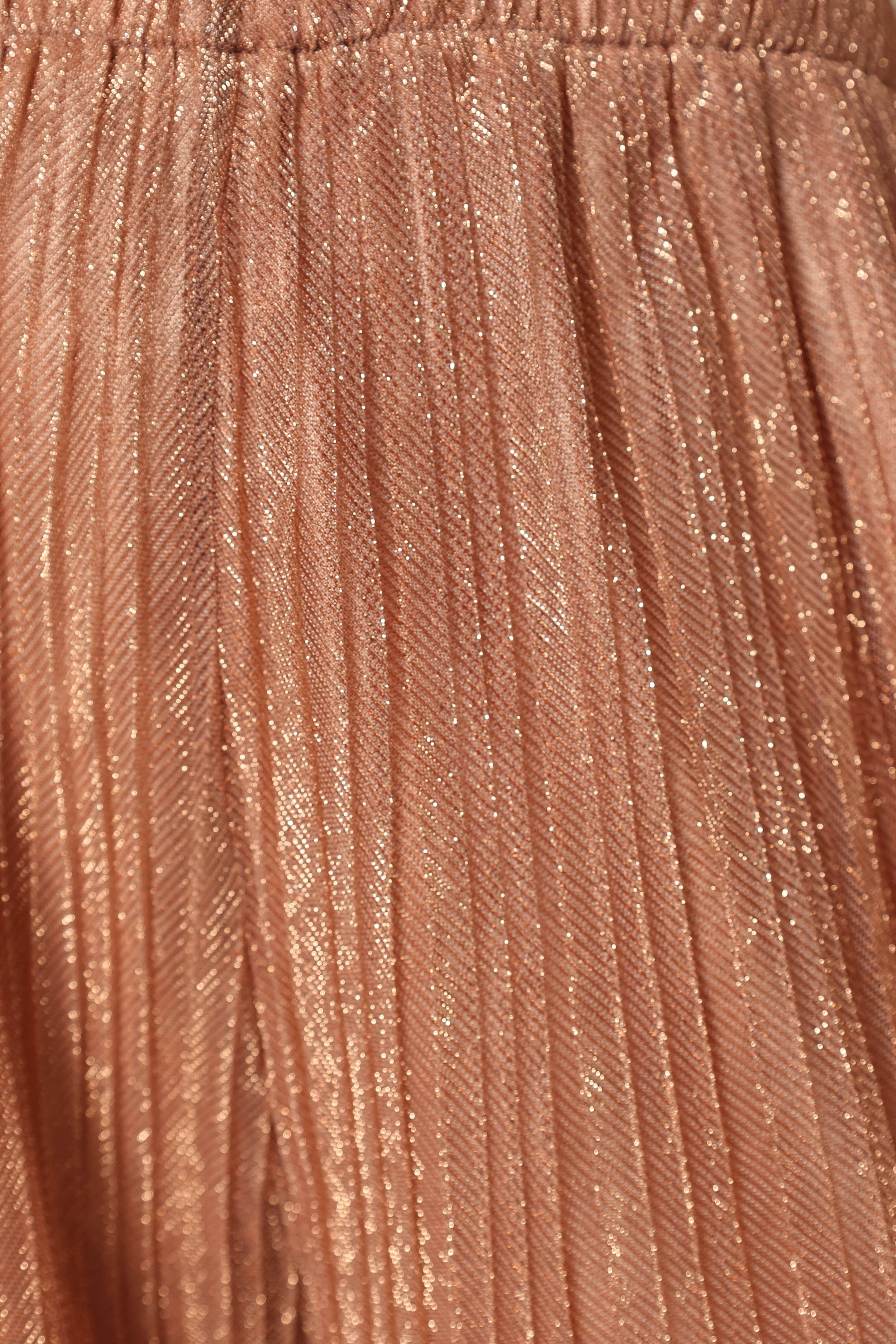 Petal and Pup USA BOTTOMS Nancy Plisse Shorts - Rose Gold