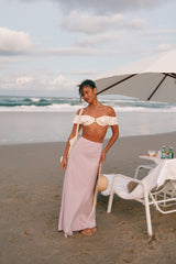 Petal and Pup USA BOTTOMS Nelle Midi Skirt - Lilac