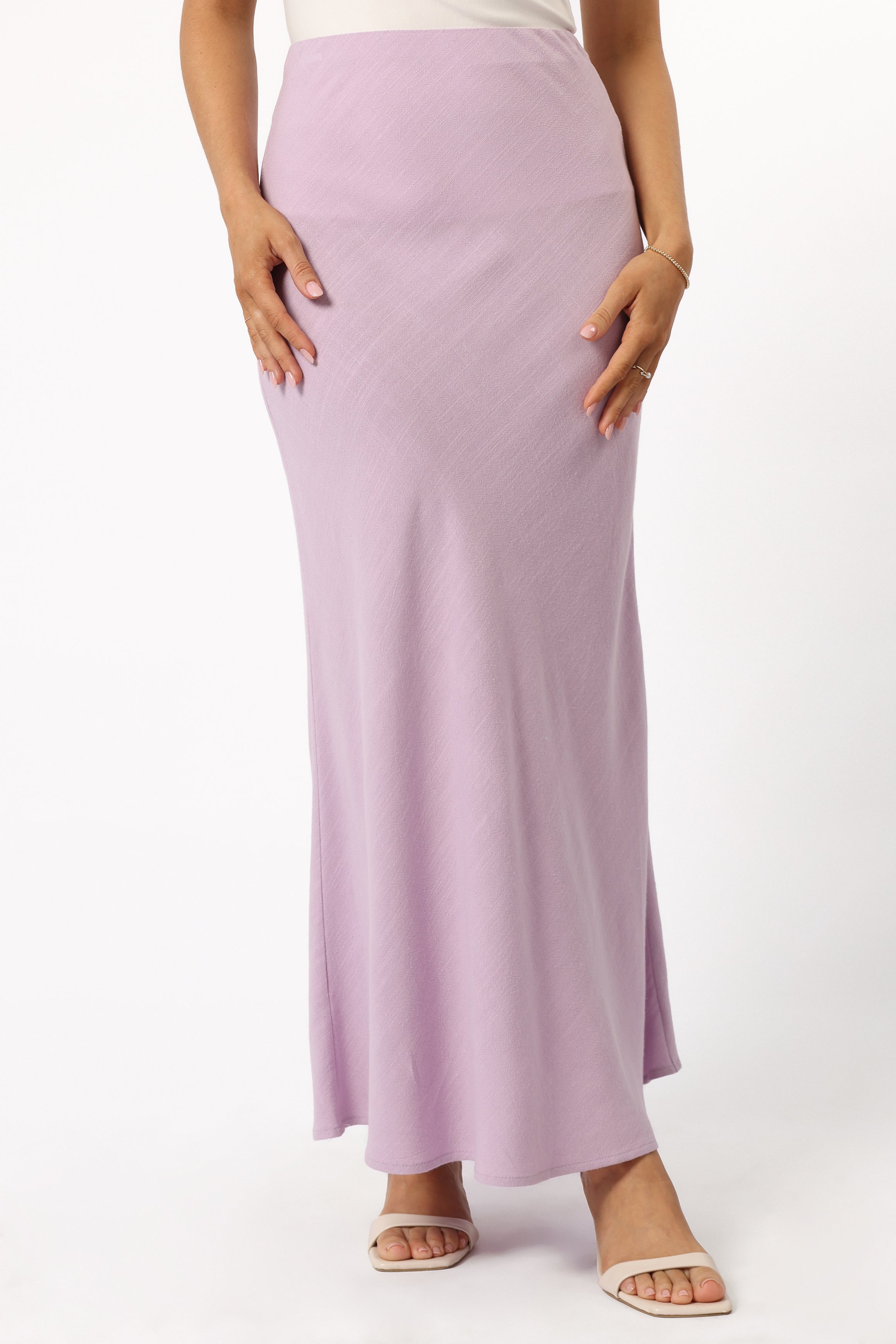 Petal and Pup USA BOTTOMS Nelle Midi Skirt - Lilac