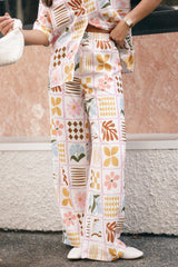 Petal and Pup USA BOTTOMS Shay Pant - White Multi