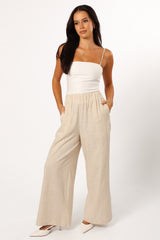 Petal and Pup USA BOTTOMS Soraya Pant - Oatmeal