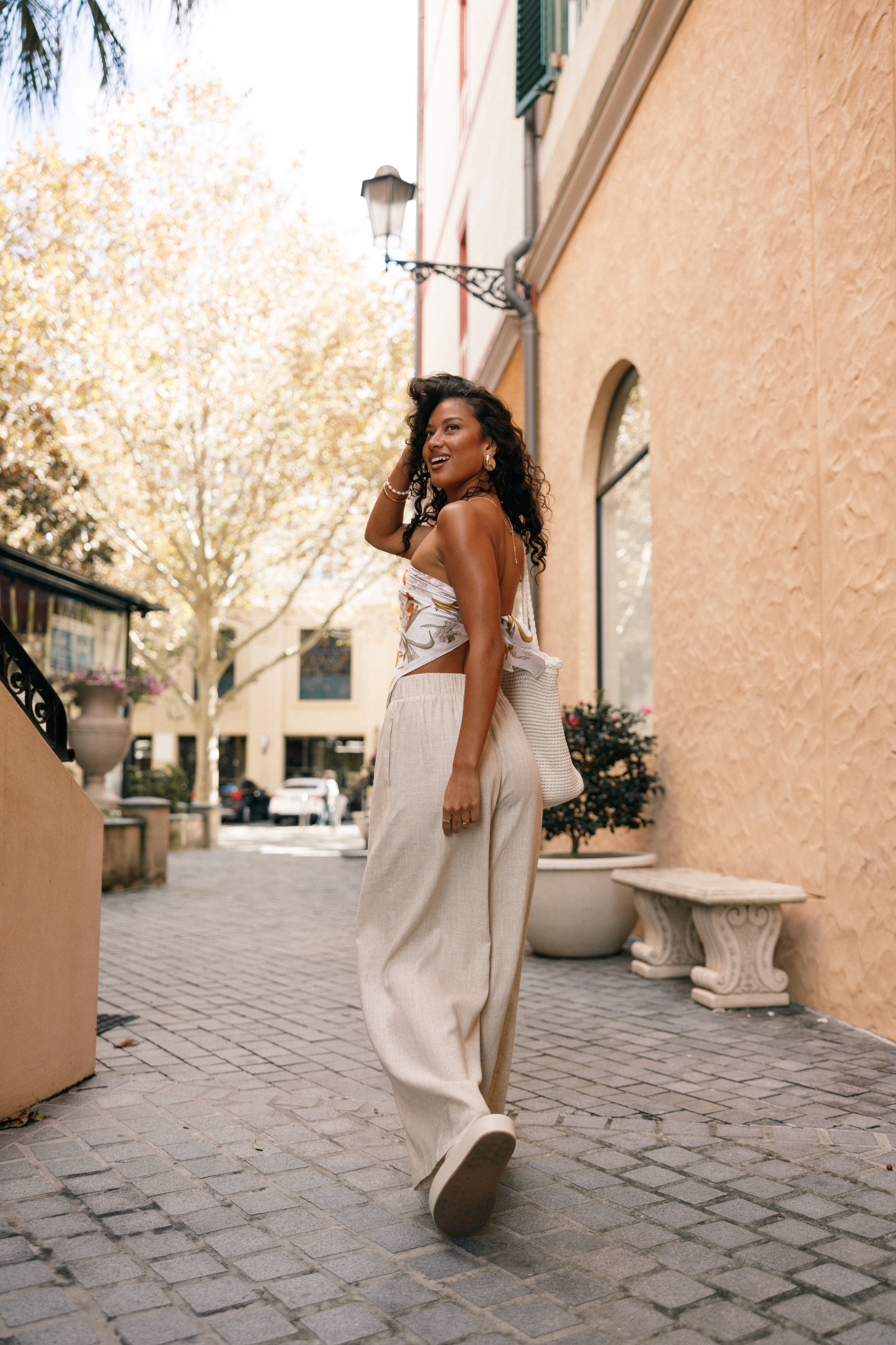 Petal and Pup USA BOTTOMS Soraya Pant - Oatmeal