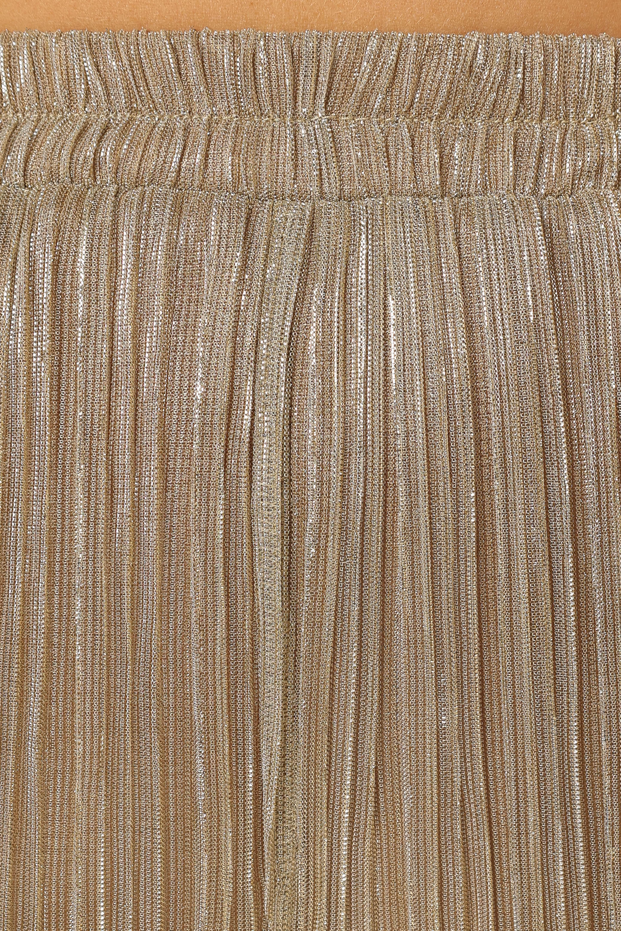 Petal and Pup USA BOTTOMS Walker Plisse Pants - Silver