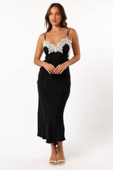 Petal and Pup USA DRESSES Alita Midi Dress - Black