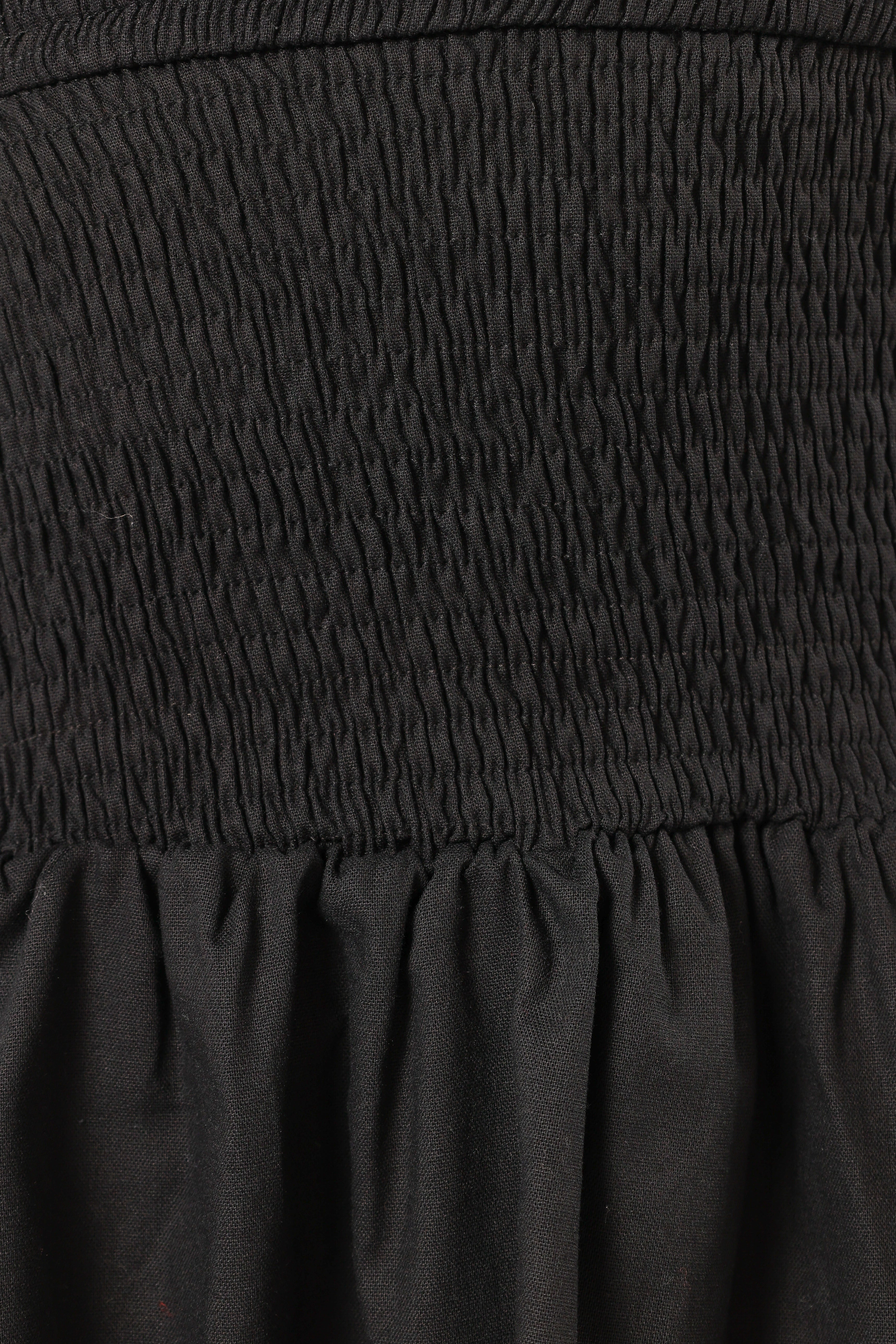 Petal and Pup USA DRESSES Allison One Shoulder Mini Dress - Black