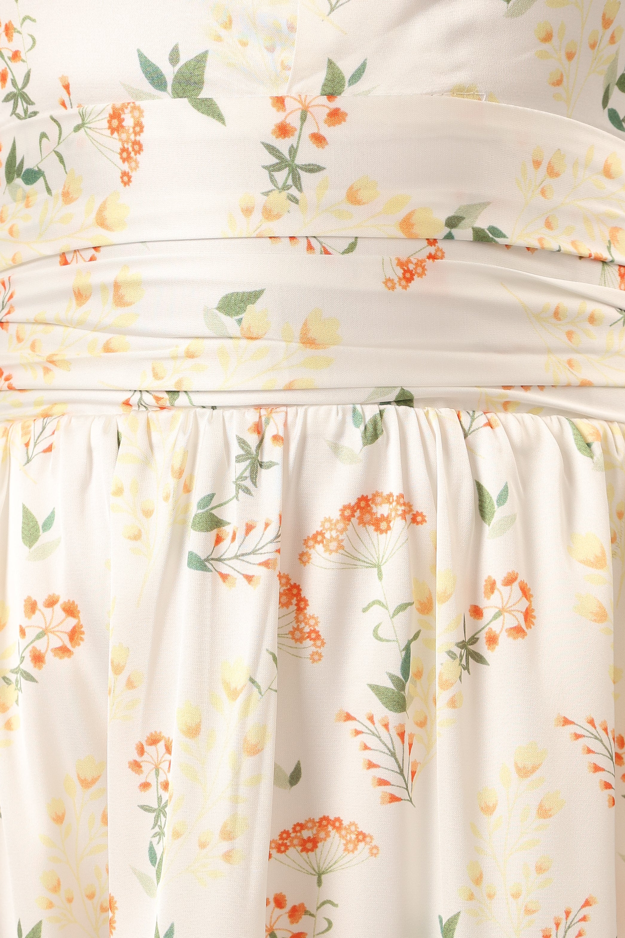 Petal and Pup USA DRESSES Allora Halter Dress - Yellow Floral