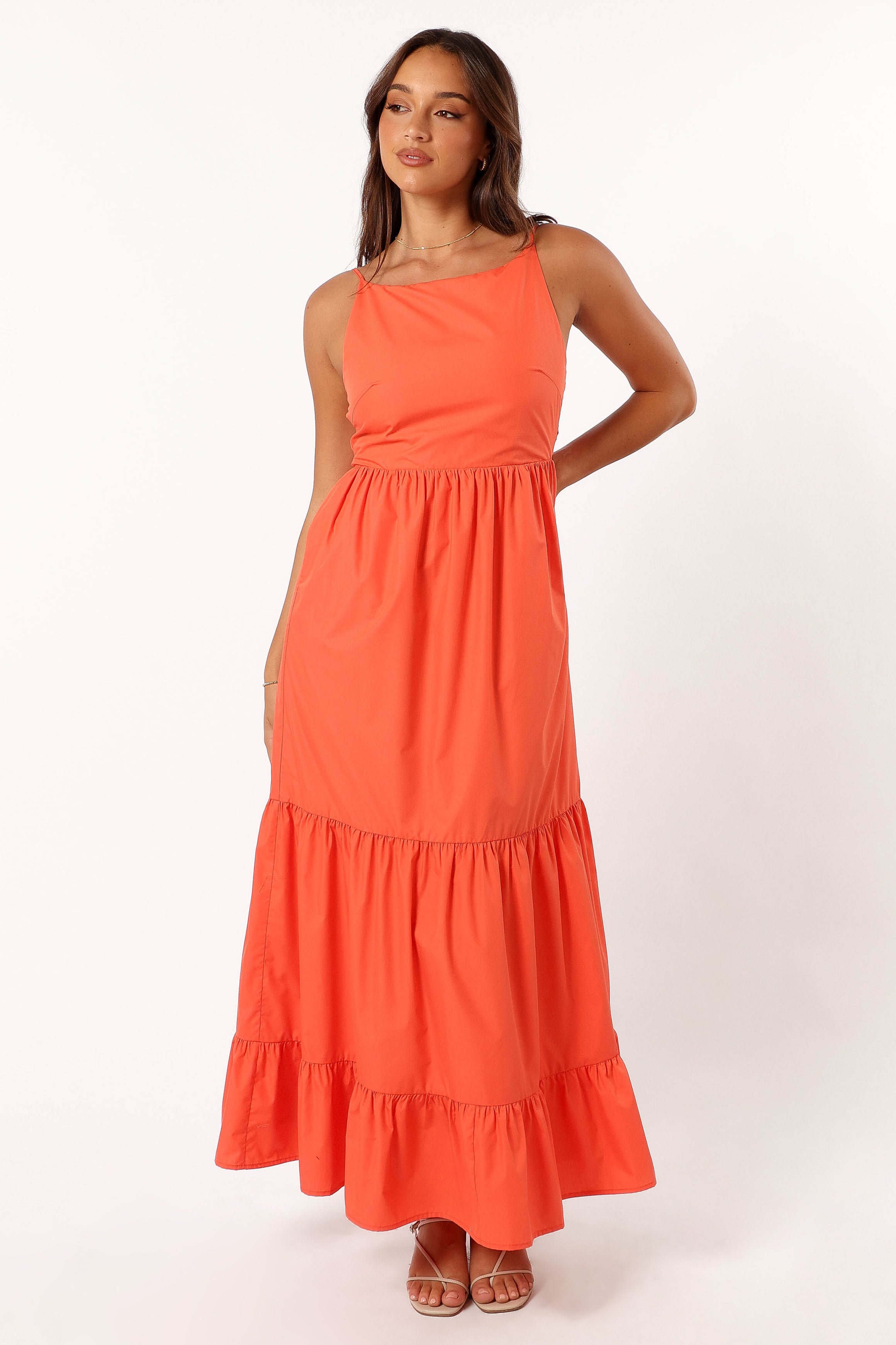 Petal and Pup USA DRESSES Blakely Maxi Dress - Orange