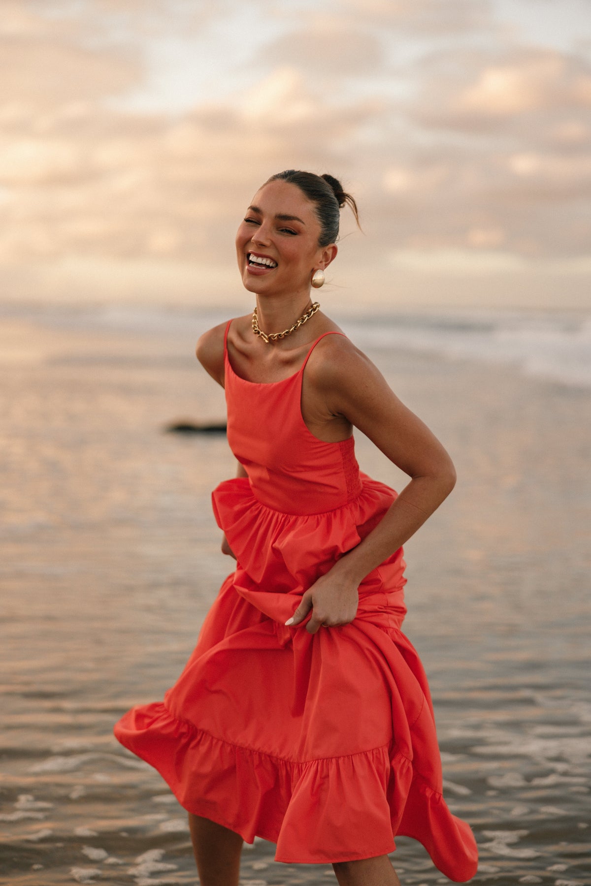 Petal and Pup USA DRESSES Blakely Maxi Dress - Orange