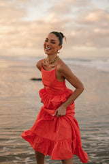 Petal and Pup USA DRESSES Blakely Maxi Dress - Orange