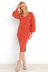 Petal and Pup USA DRESSES Caledonia Dress - Rust