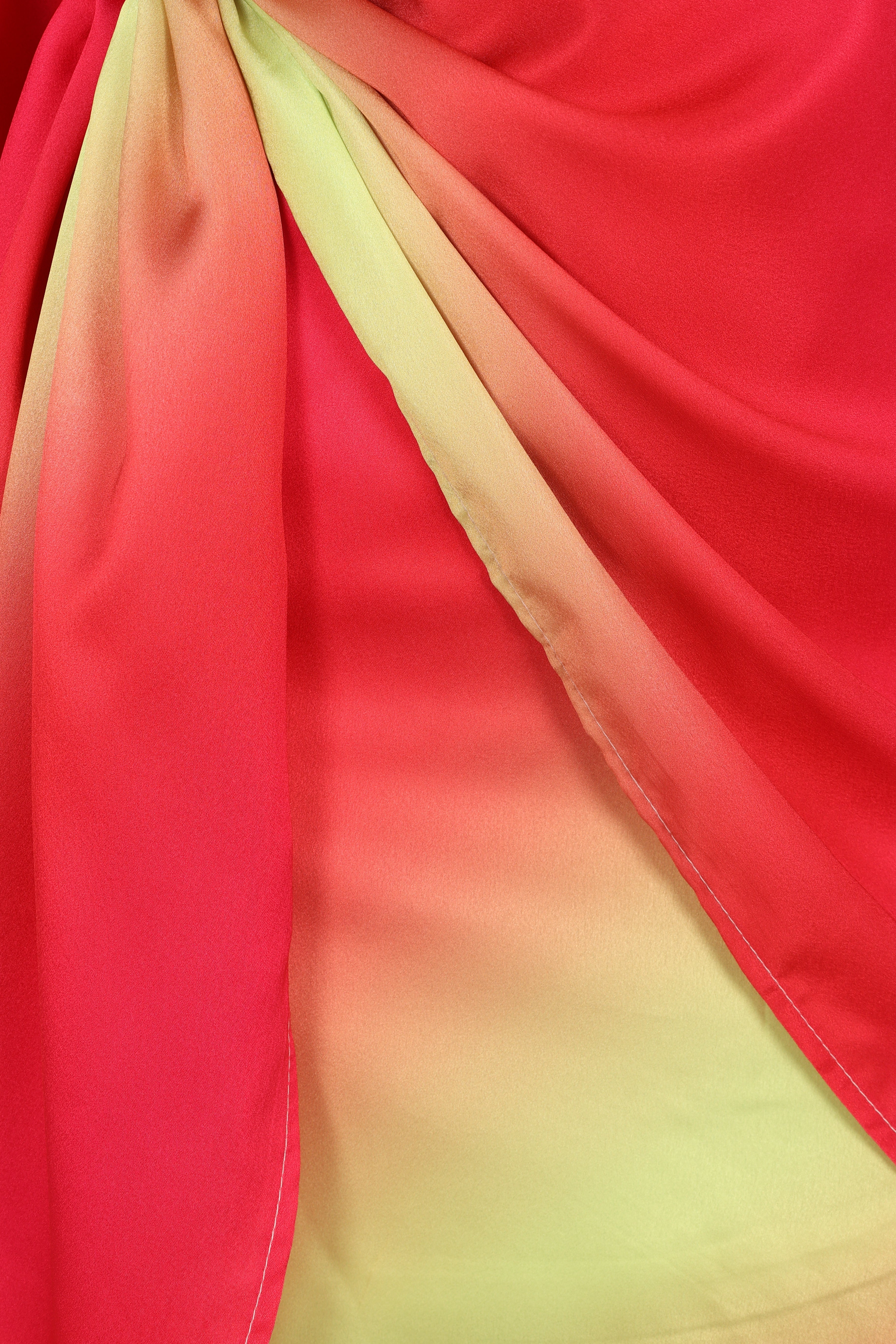 Petal and Pup USA DRESSES Calor One Sleeve Mini Dress - Pink Lime