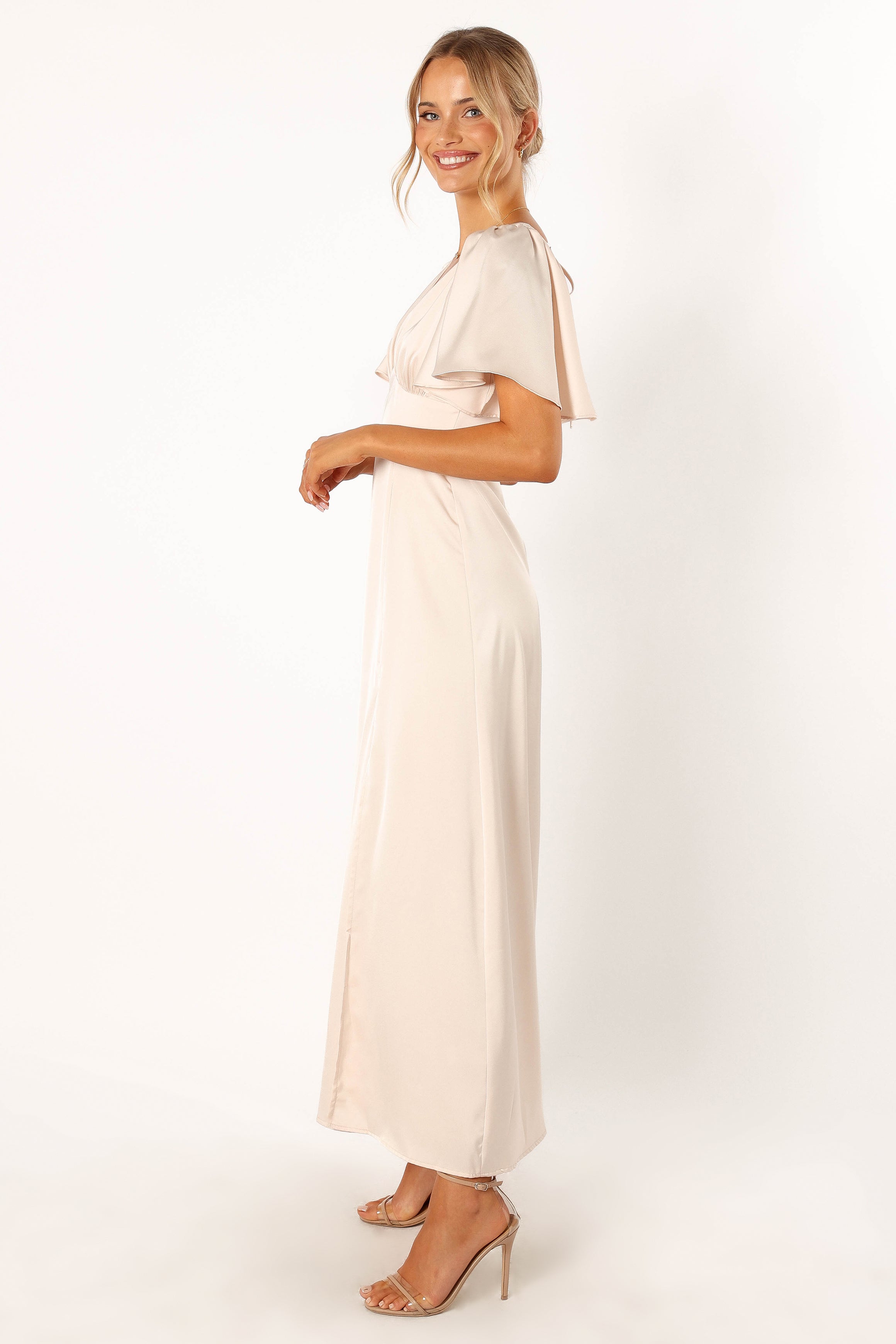 Petal and Pup USA DRESSES Casper Maxi Dress - Pearl