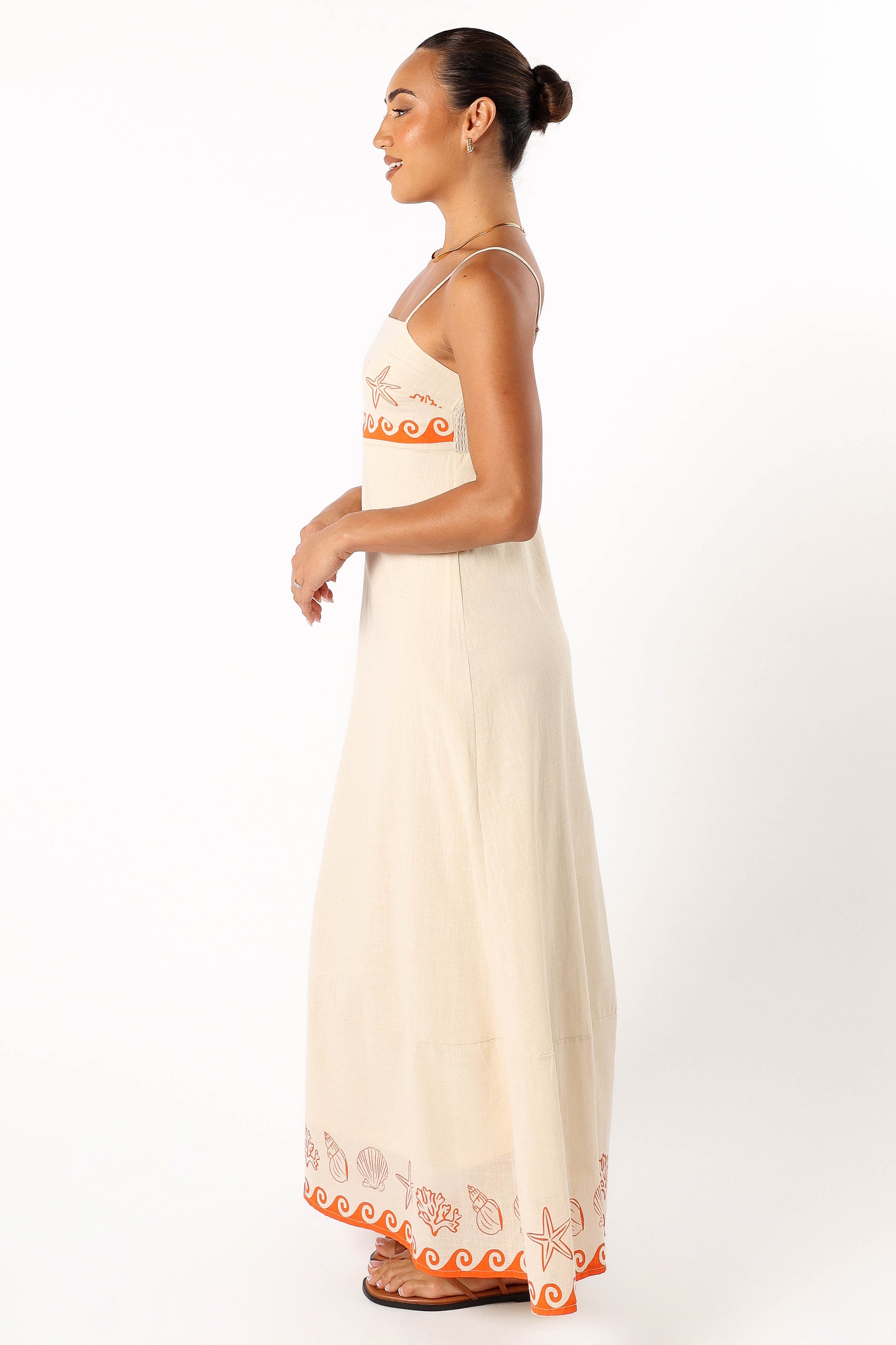 Petal and Pup USA DRESSES Ceecee Maxi Dress - Beige