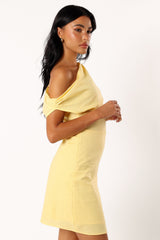 Petal and Pup USA DRESSES Chrissy Mini Dress - Butter