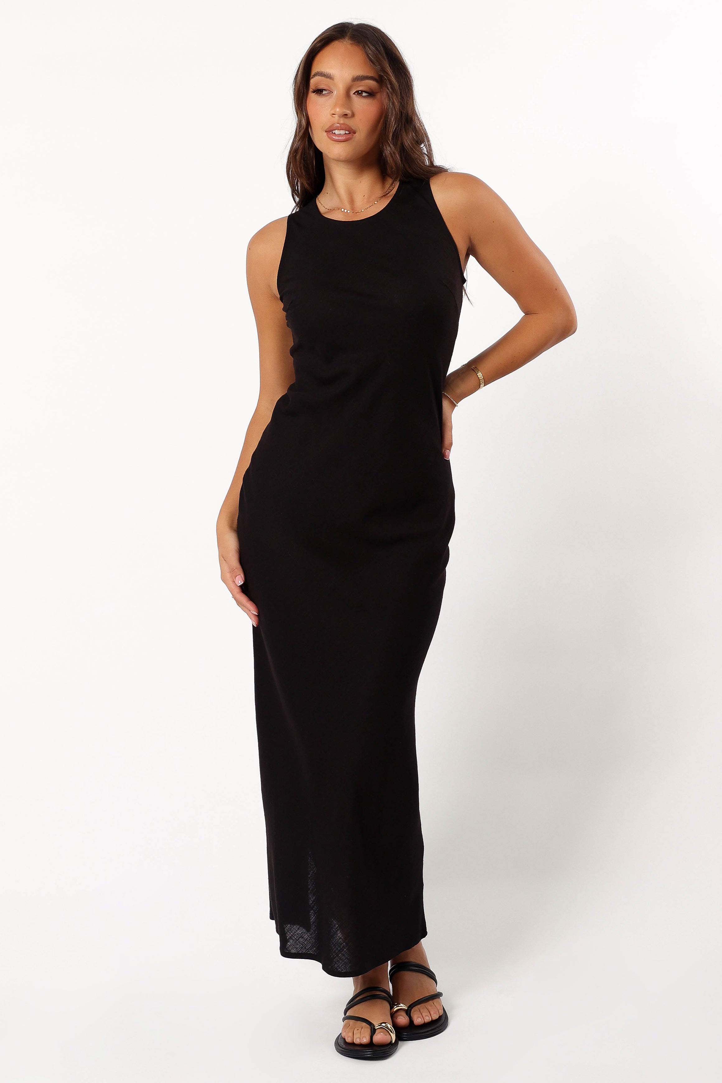 Petal and Pup USA DRESSES Ellis Maxi Dress - Black