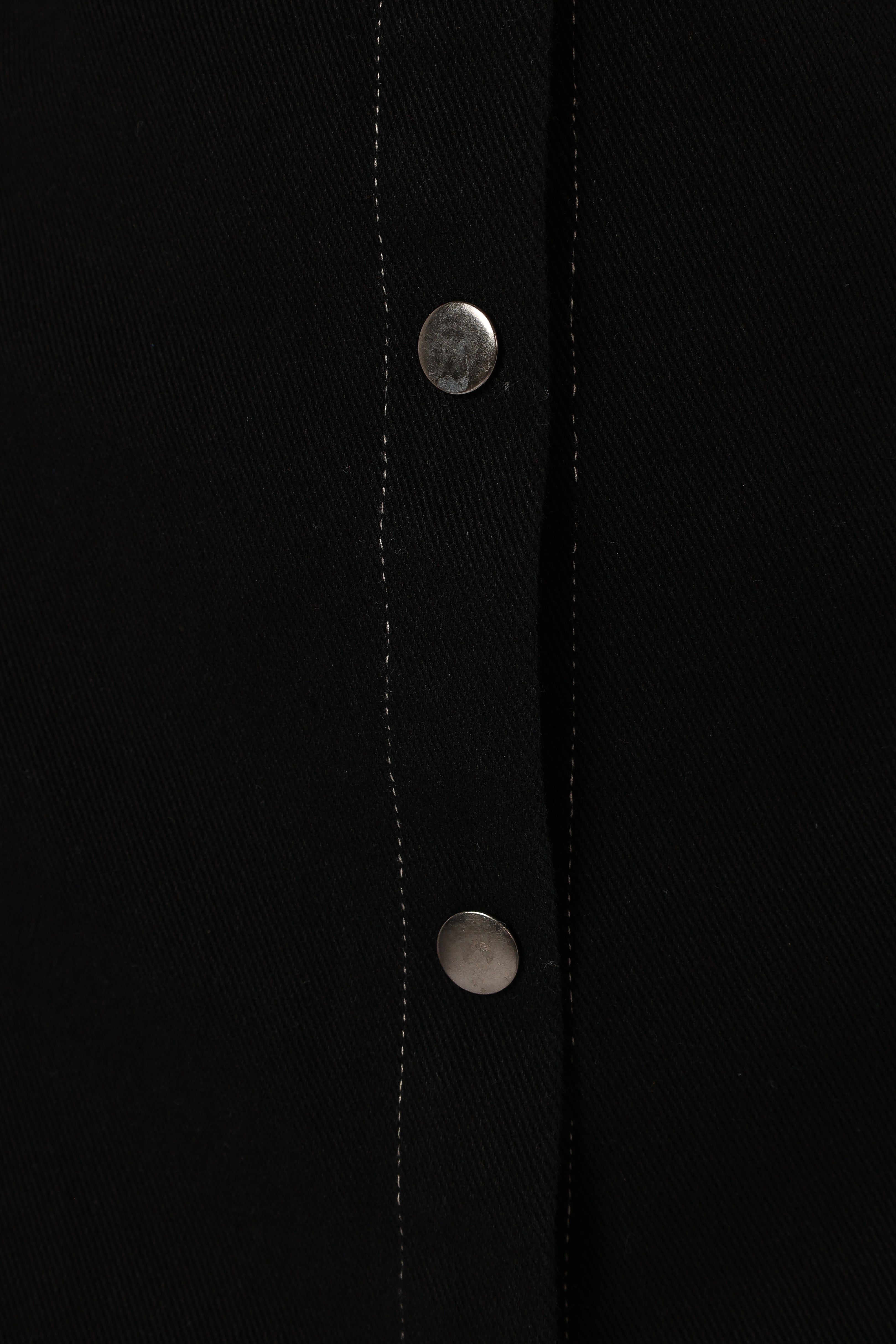 Petal and Pup USA DRESSES Hailey Denim Mini Dress - Black