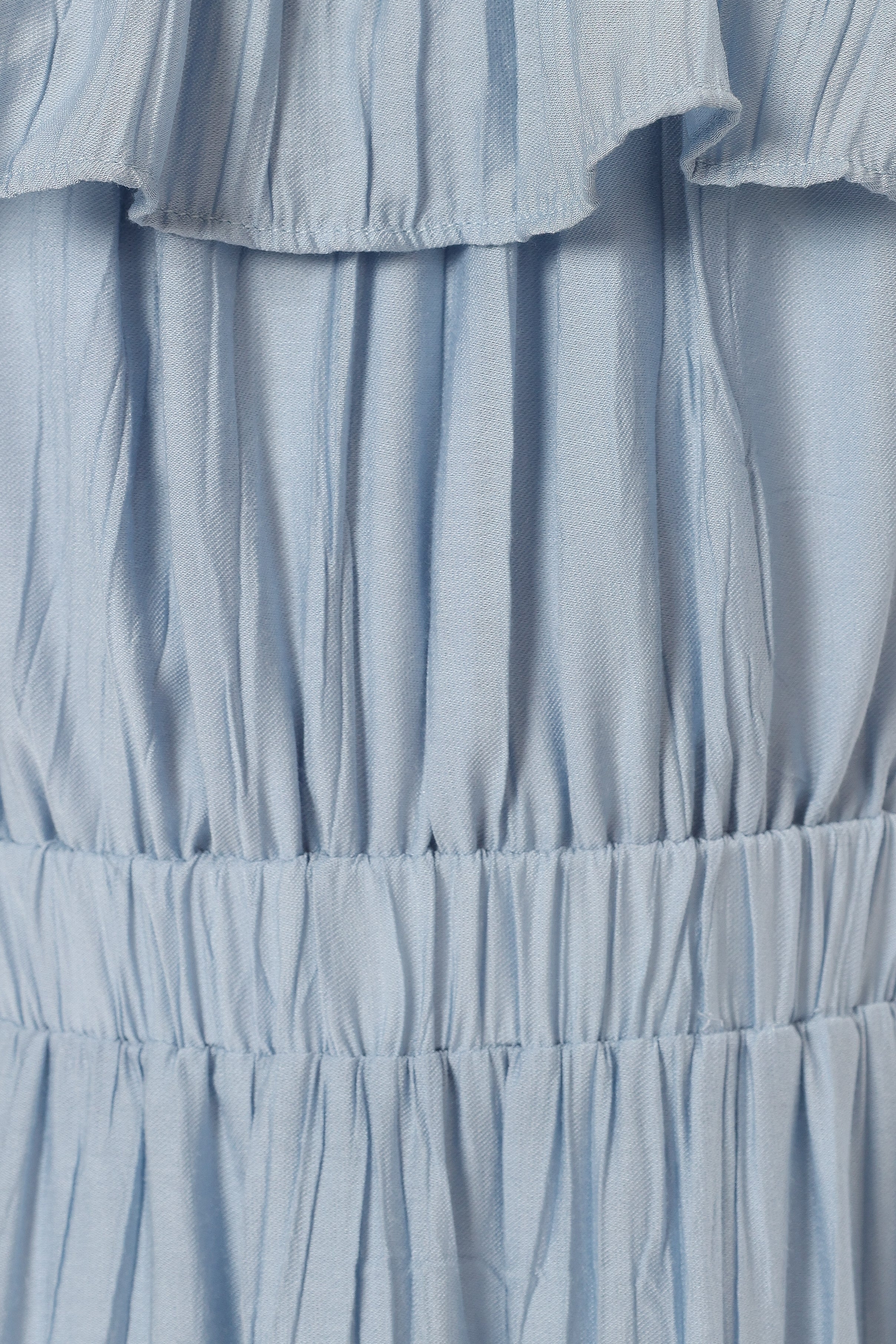 Petal and Pup USA DRESSES Jane Mini Ruffle Dress - Blue