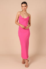 Petal and Pup USA DRESSES Khaleesi Slip Midi Dress - Pink