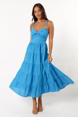 Petal and Pup USA DRESSES Lenny Maxi Dress - Blue