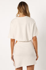 Petal and Pup USA DRESSES Lola Dress - White