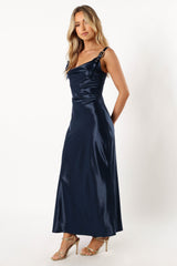 Petal and Pup USA DRESSES Loxana Midi Dress - Midnight
