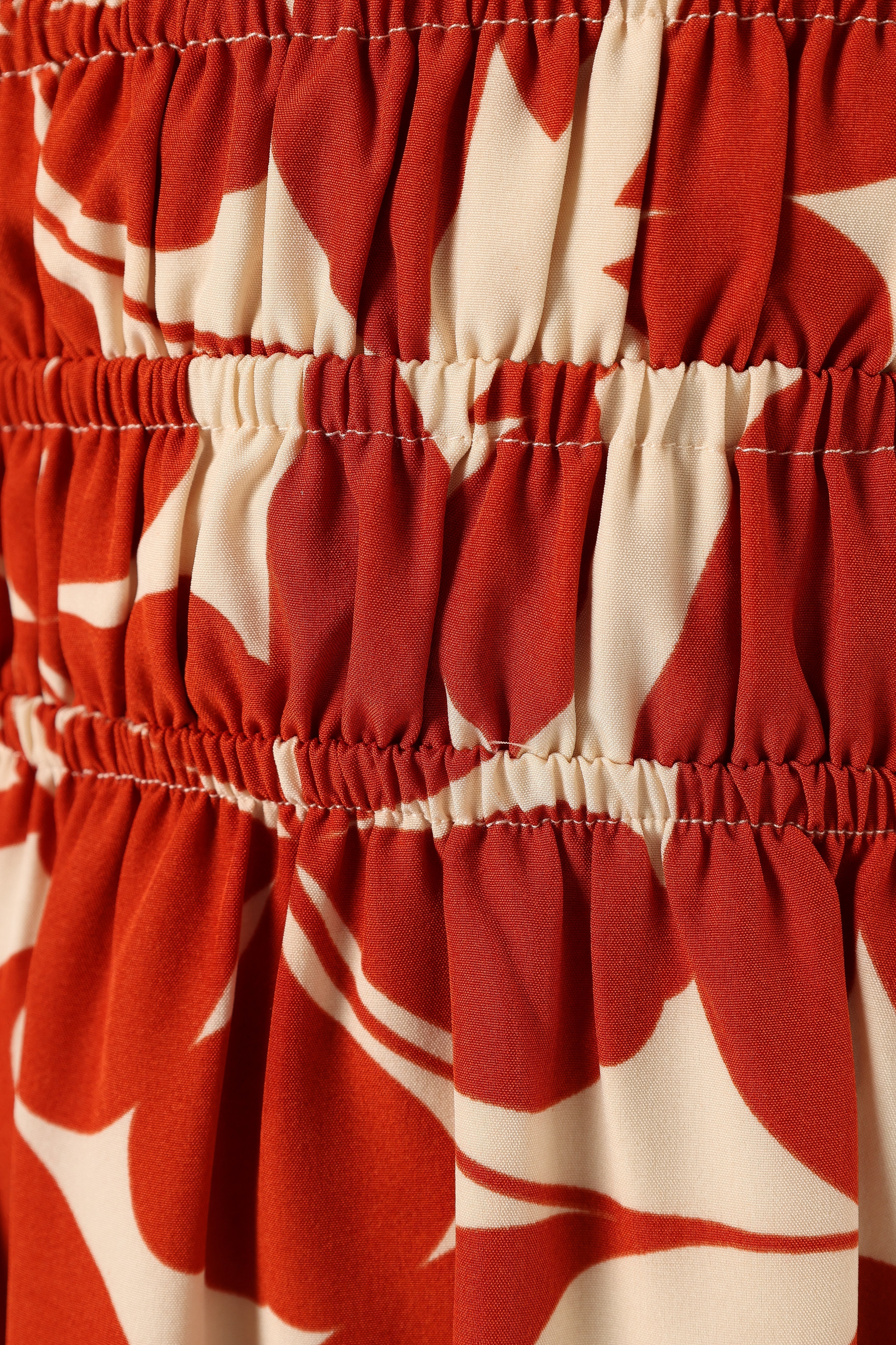 Petal and Pup USA DRESSES Maha Halterneck Maxi Dress - Tan Floral