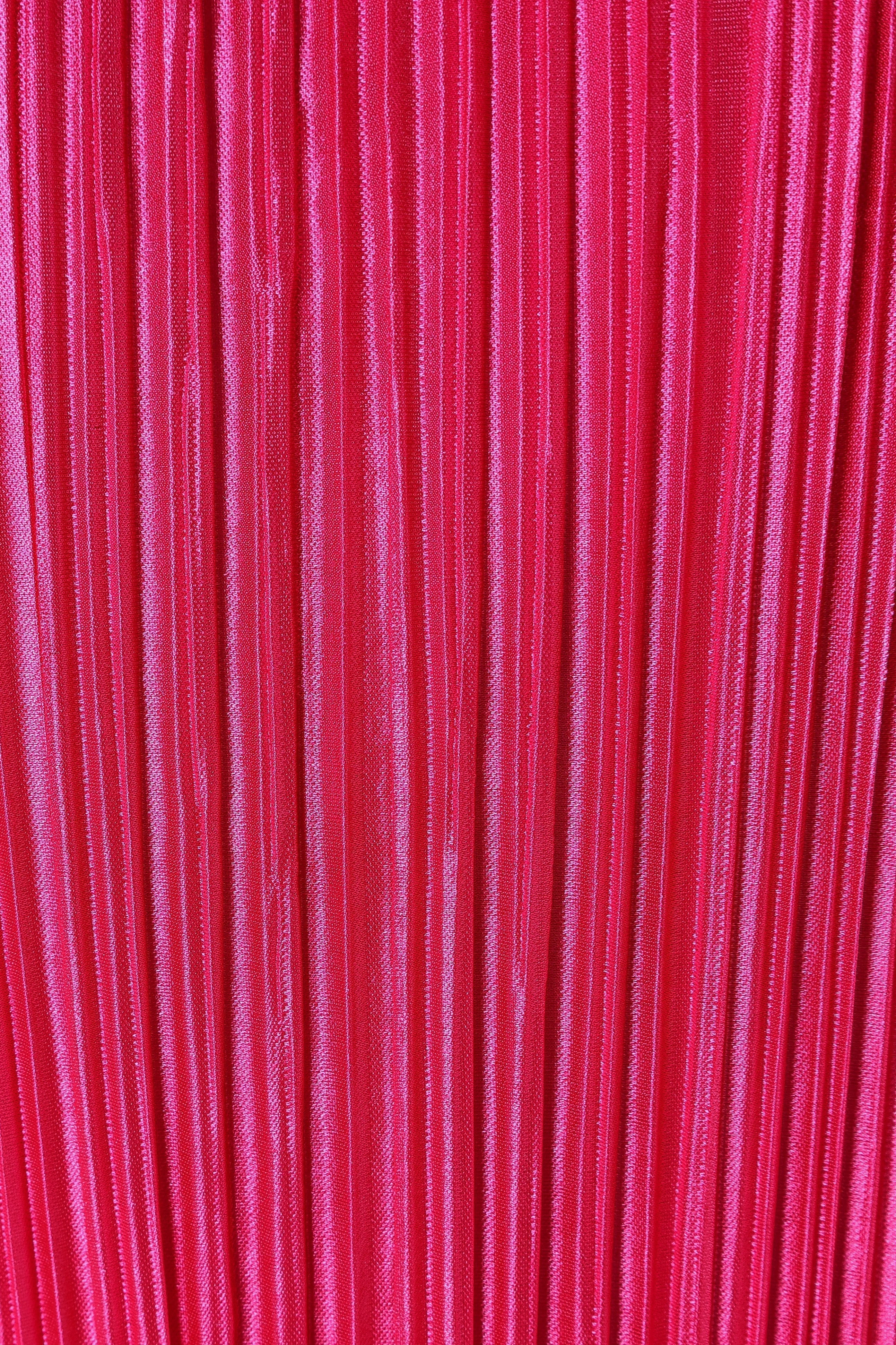 Petal and Pup USA DRESSES Melody Halterneck Plisse Midi Dress - Pink