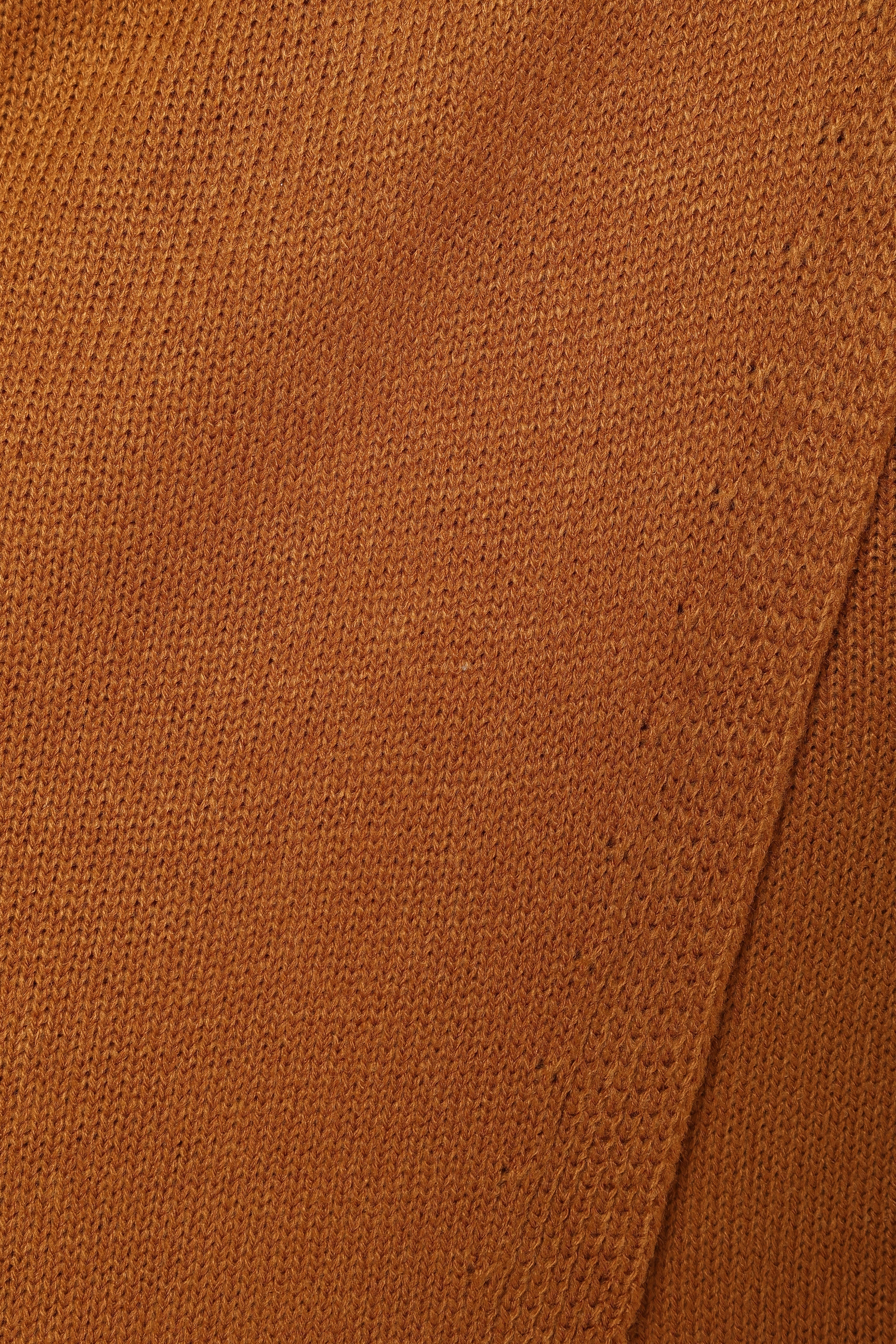 Petal and Pup USA DRESSES Nova Wrap Knit Midi Dress - Camel