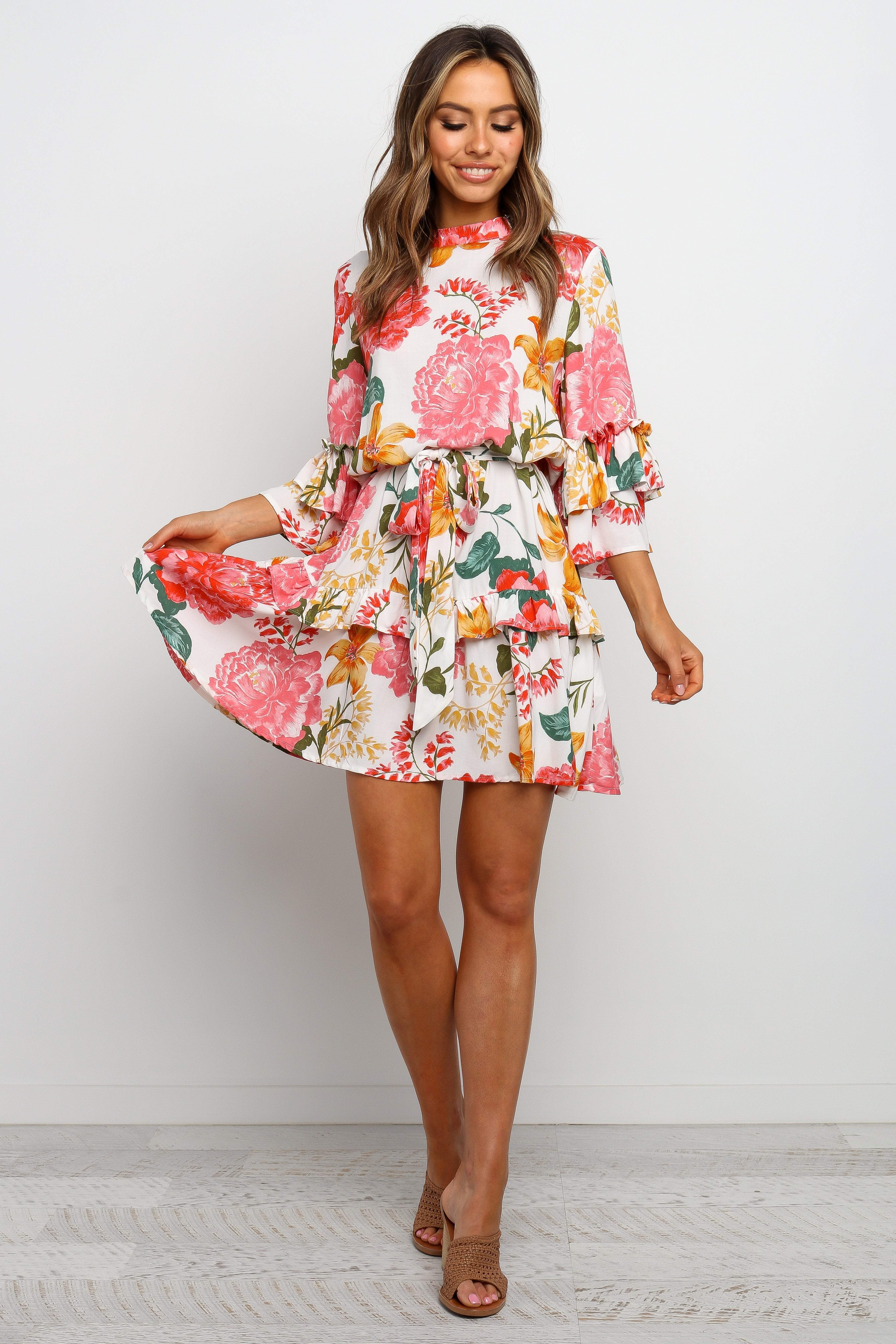 Petal and Pup USA DRESSES Peta Dress - White M