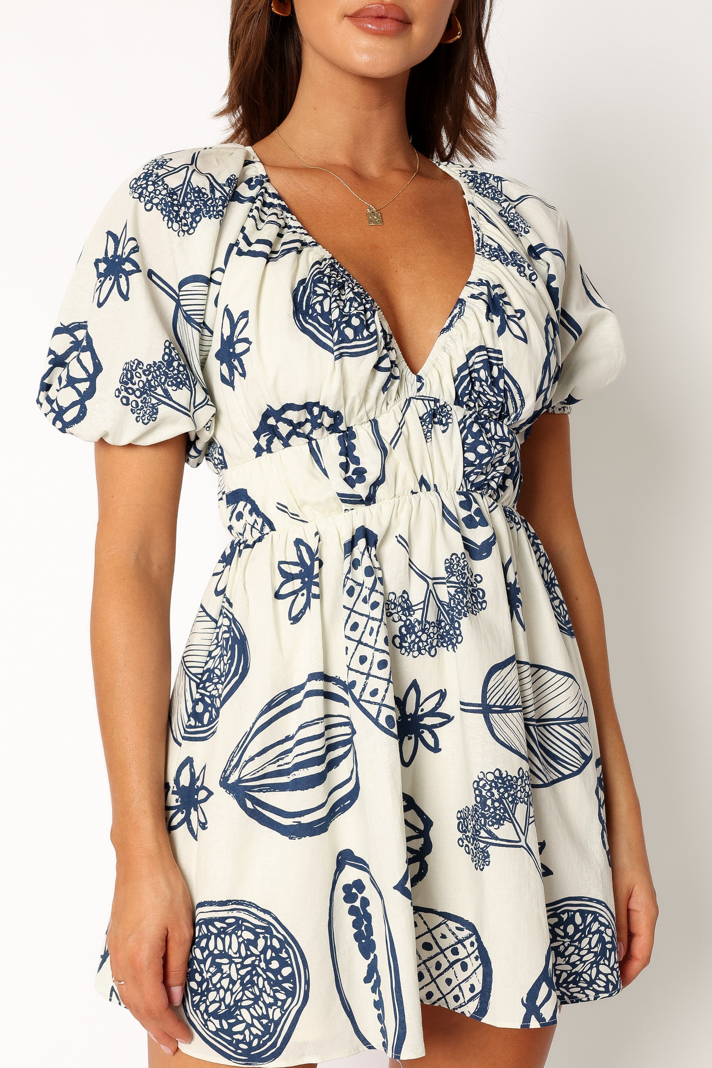 Petal and Pup USA DRESSES Reeves Mini Dress - Navy