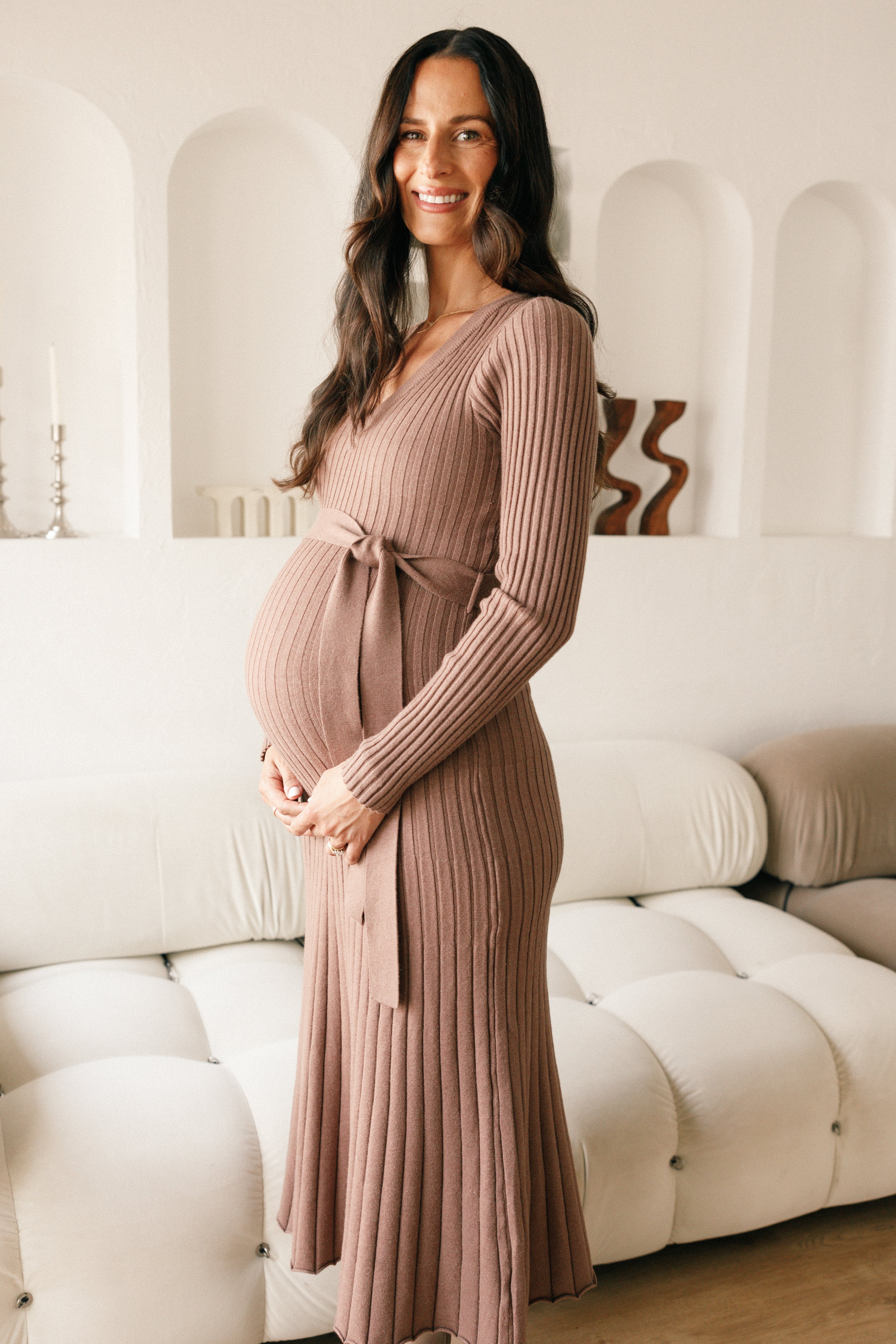 Petal and Pup USA DRESSES Reigan Dress - Beige