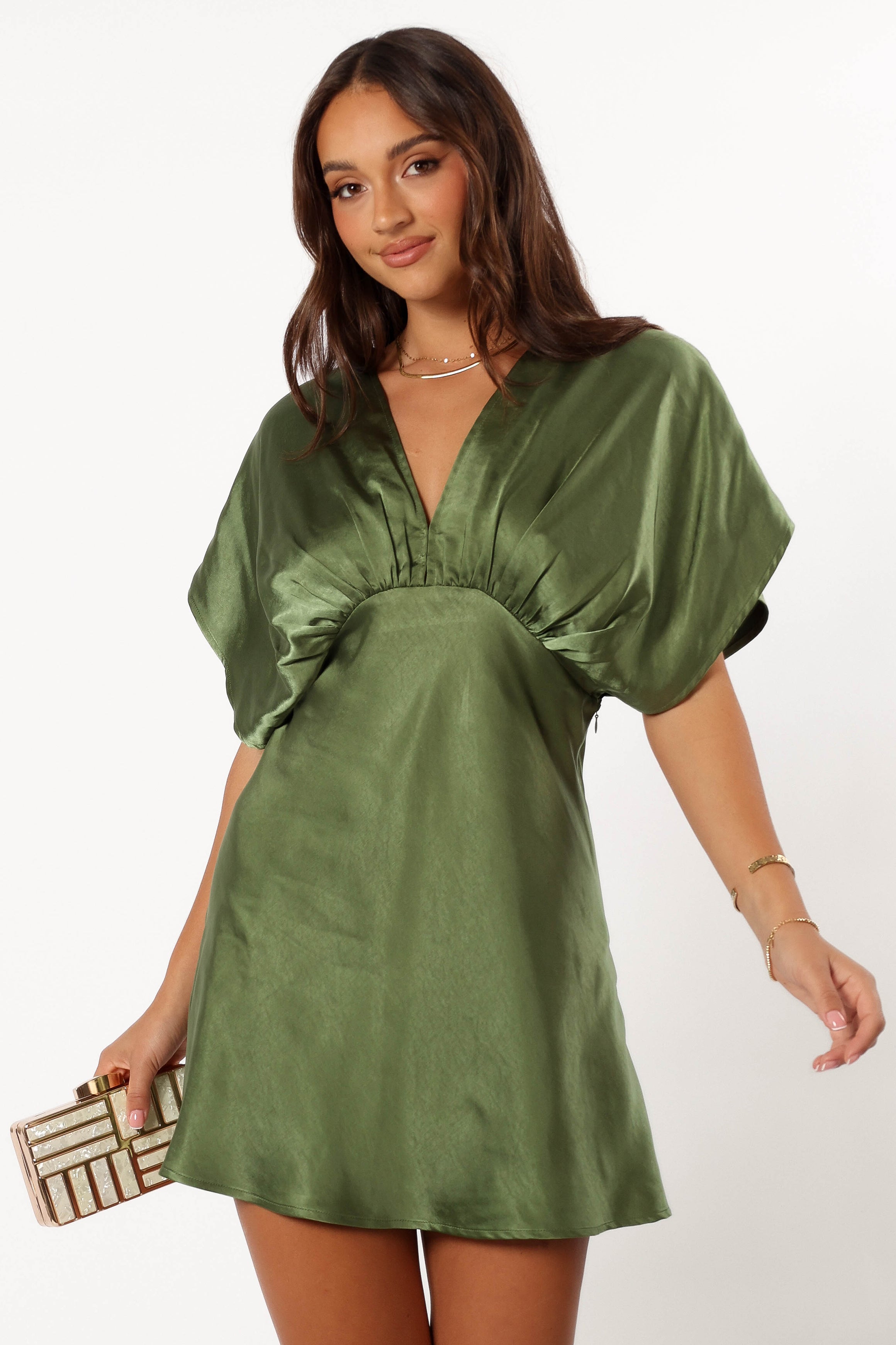 Petal and Pup USA DRESSES Ricki Mini Dress - Peridot
