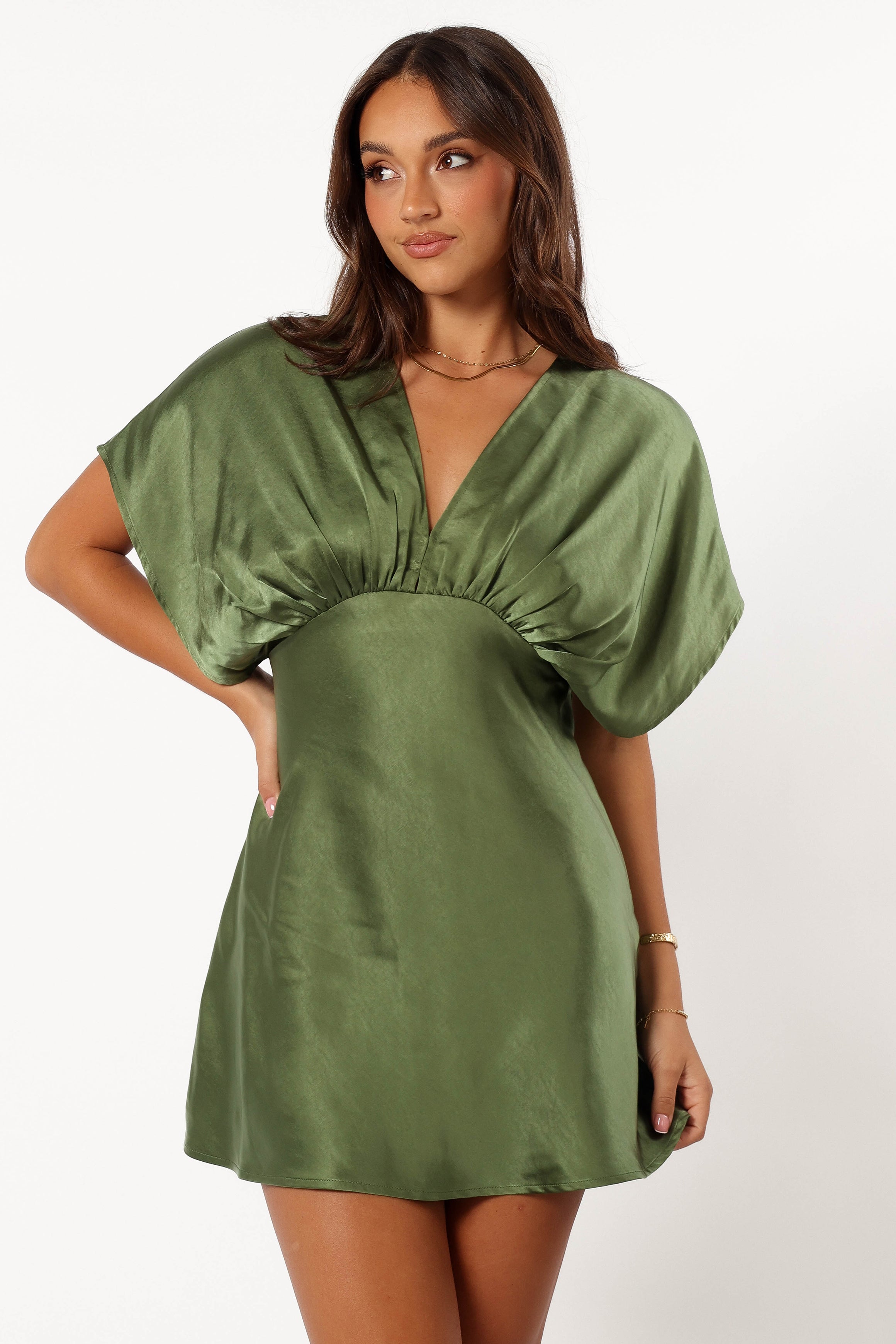 Petal and Pup USA DRESSES Ricki Mini Dress - Peridot