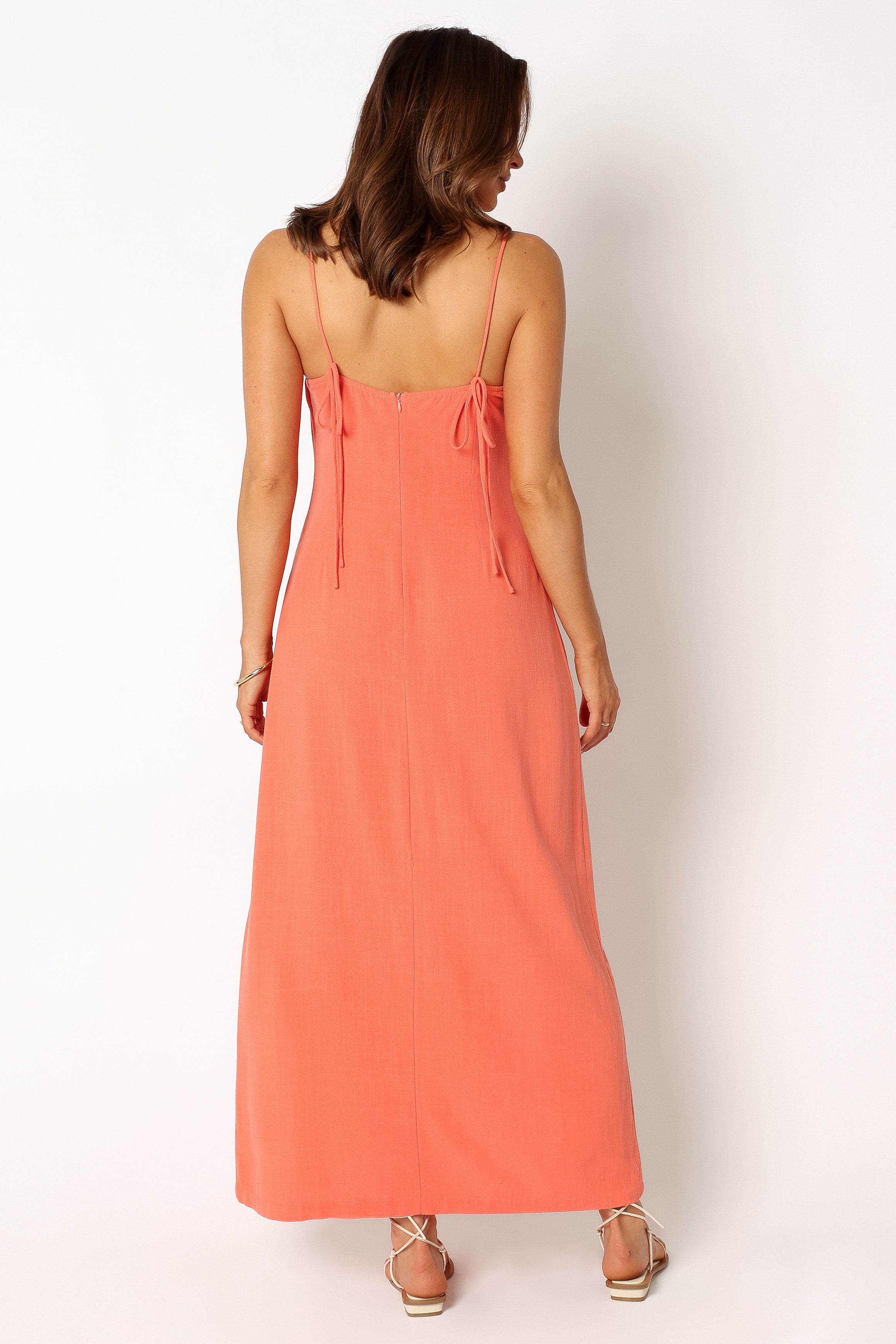 Petal and Pup USA DRESSES Sawyer Midi Slip Dress - Watermelon