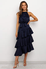 Petal and Pup USA DRESSES Saychelle Dress - Navy 2