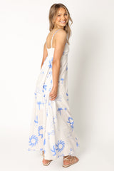 Petal and Pup USA DRESSES Seville Maxi Dress - Blue Wave