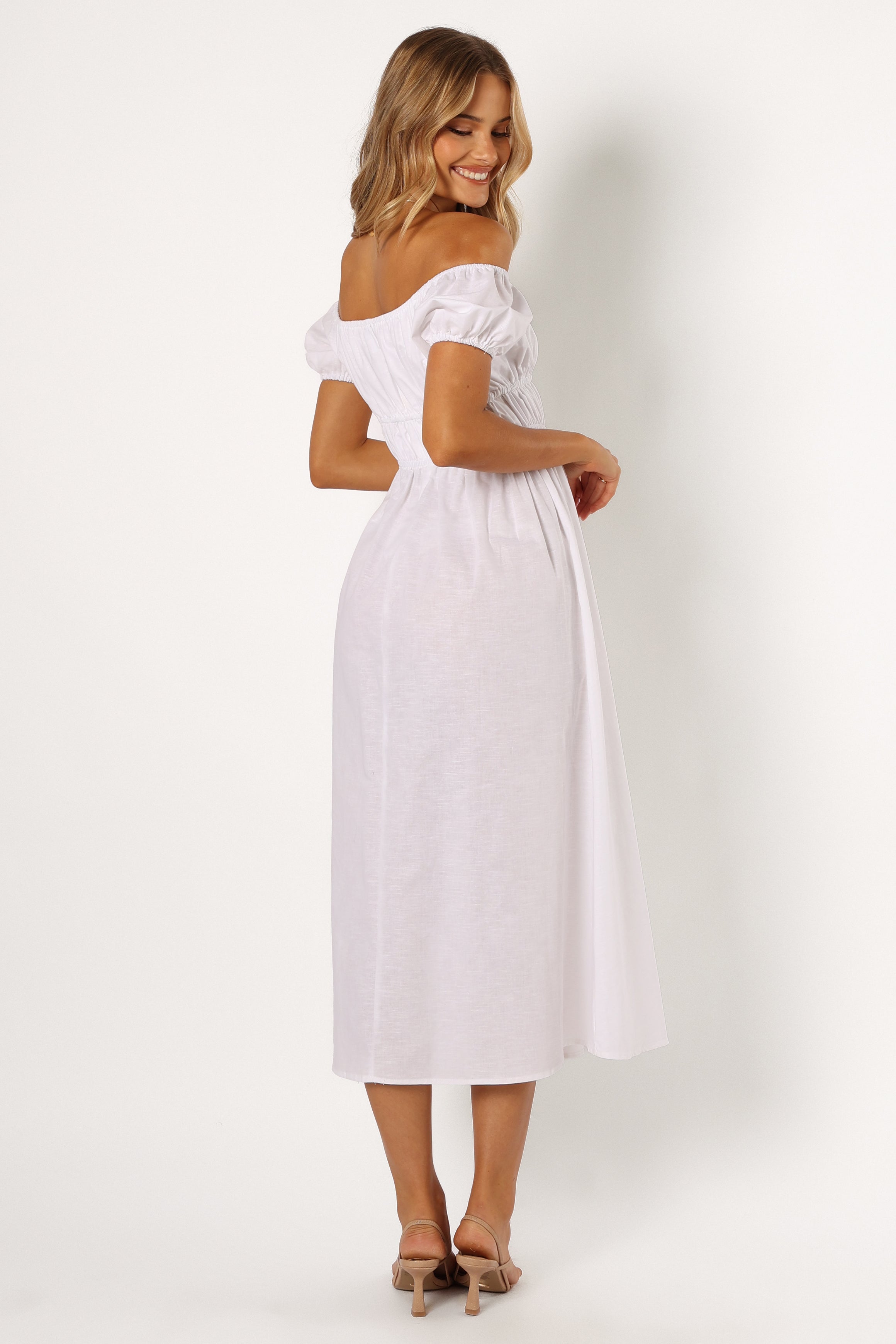 Petal and Pup USA DRESSES Sofia Maxi Dress - White